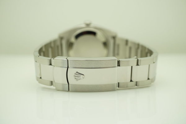 MINT Rolex 115200 OYSTER PERPETUAL DATE 34MM SILVER STICK DIAL 2020 FULL SET - Image 7