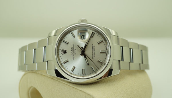MINT Rolex 115200 OYSTER PERPETUAL DATE 34MM SILVER STICK DIAL 2020 FULL SET - Image 10