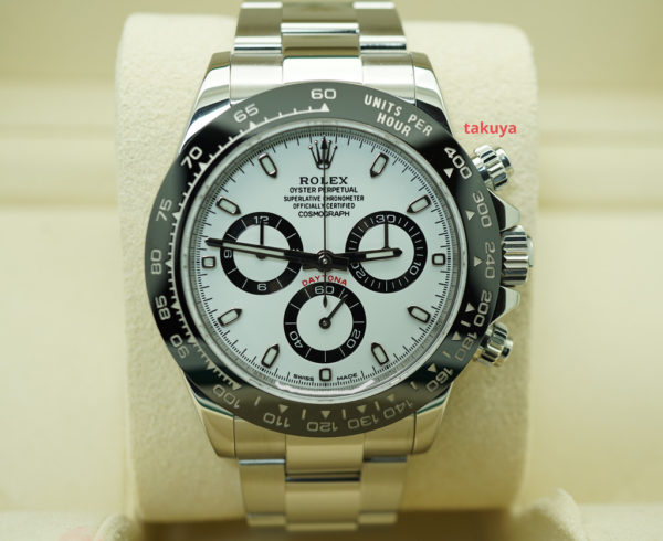 Rolex 116500 COSMOGRAPH DAYTONA CERAMIC BEZEL WHITE DIAL WARRANTY FULL SET