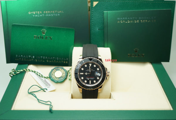 MINT Rolex 126655 YACHTMASTER ROSE GOLD CERAMIC BEZEL OYSTERFLEX 40MM 2020 - Image 2