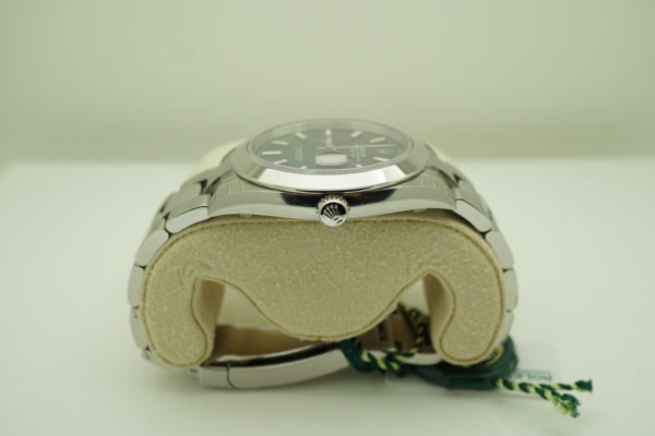 BRAND NEW Rolex 126300 DATEJUST 41 BLUE STICK DIAL OYSTER BAND 2020 FULL SET - Image 3