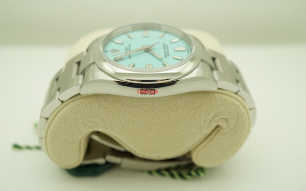 BRAND NEW Rolex 126000 OYSTER PERPETUAL TURQUOISE TIFFANY BLUE DIAL 2020 FULL SET - Image 4