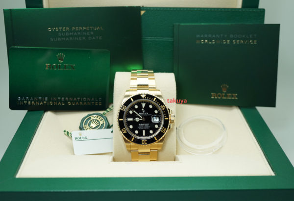 BRAND NEW Rolex 126618LN SUBMARINER CERAMIC YELLOW GOLD BLACK DIAL 41MM 2020 MODEL FULL SET - Image 2