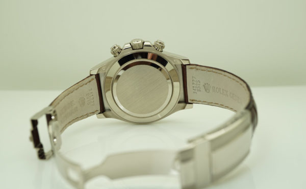 Rolex 116519 DAYTONA 18K WHITE GOLD METEORITE DIAL SERVICED WARRANTY FULL SET - Image 8