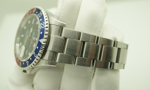 Rolex 16710 GMT MASTER II RED/BLUE PEPSI BEZEL K SERIAL LUG HOLES COMPLETE SET - Image 6