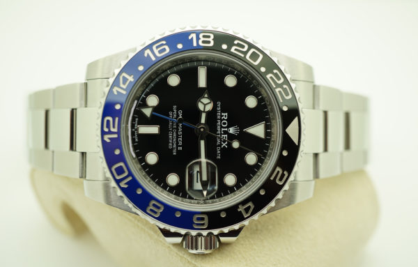 Rolex 116710BLNR GMT MASTER II BLACK BLUE BATMAN 2018 WARRANTY FULL SET - Image 9