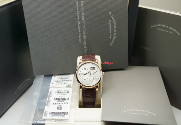 MINT A. Lange & Sohne LANGE 1 191.032 ROSE GOLD 38.5MM 2020 WARRANTY FULL SET - Image 2