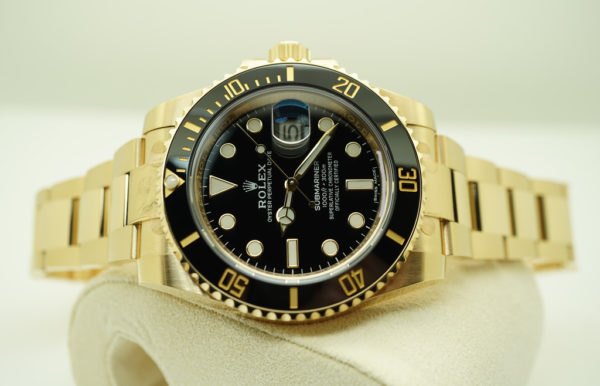 Rolex 116618LN SUBMARINER 18K YELLOW GOLD BLACK DIAL 2019 WARRANTY FULL SET - Image 10
