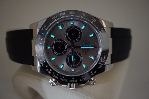 Rolex 116519LN DAYTONA 18K WG CERAMIC BEZEL OYSTERFLEX 2019 WARRANTY FULL SET - Image 9