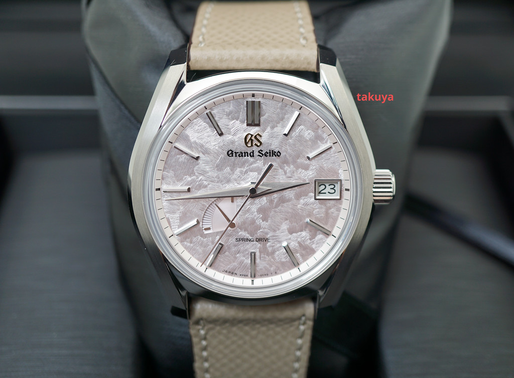 MINT Grand Seiko SBGA413 SPRING DRIVE TITANIUM FOUR SEASONS SPRING 2020  FULL SET - Takuya Watches