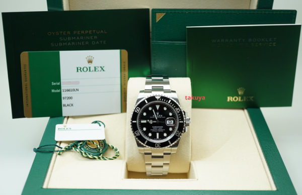 Rolex 116610LN SUBMARINER CERAMIC DATE 40MM 2019 WARRANTY FULL SET - Image 2