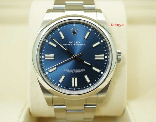 LIKE NEW Rolex 124300 OYSTER PERPETUAL BLUE DIAL 41MM 2020 RELEASE FULL SET