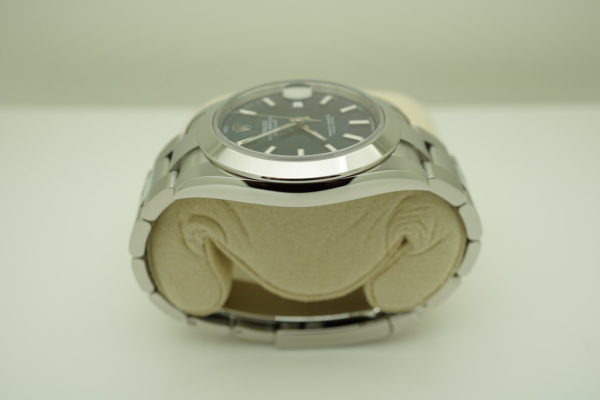 MINT Rolex 126300 DATEJUST 41 BLUE STICK DIAL OYSTER BAND 2020 FULL SET - Image 4