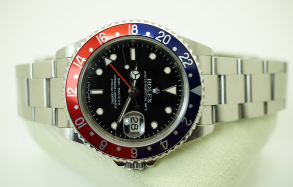 Rolex 16710B GMT MASTER II RED BLUE PEPSI BEZEL Z SERIAL ERROR DIAL FULL SET - Image 10