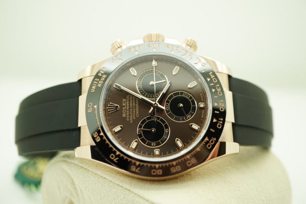 BRAND NEW Rolex 116515LN DAYTONA OYSTERFLEX ROSE GOLD CHOCOLATE DIAL 2020 FULL SET - Image 8