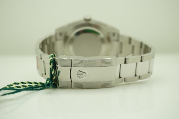 BRAND NEW Rolex 126334 DATEJUST 41 FLUTED BEZEL BLUE STICKS DIAL OYSTER 2020 FULL SET - Image 7