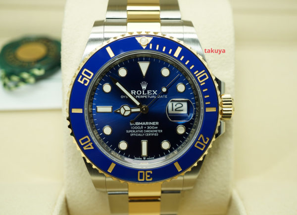 BRAND NEW Rolex 126613LB SUBMARINER 18K YELLOW GOLD STEEL BLUE DIAL 41MM 2020 MODEL