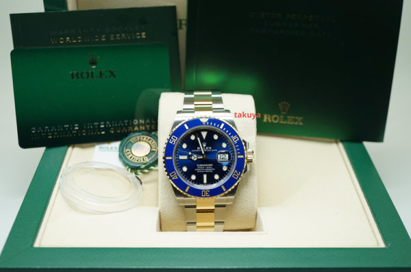 BRAND NEW Rolex 126613LB SUBMARINER 18K YELLOW GOLD STEEL BLUE DIAL 41MM 2020 MODEL - Image 2