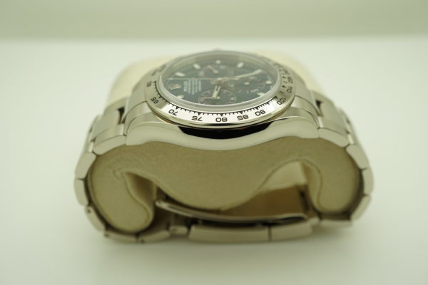 Rolex 116509 DAYTONA 18K WHITE GOLD BLUE DIAL 2017 WARRANTY FULL SET - Image 4