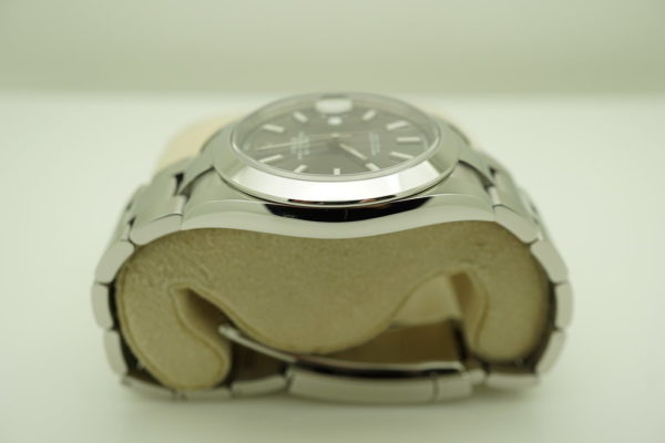Rolex 126300 DATEJUST 41 DARK RHODIUM STICK DIAL OYSTER BAND 2020 FULL SET - Image 4