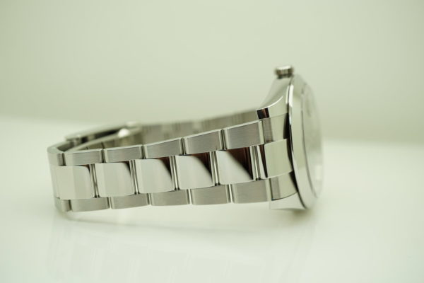 Rolex 126300 DATEJUST 41 DARK RHODIUM STICK DIAL OYSTER BAND 2020 FULL SET - Image 6
