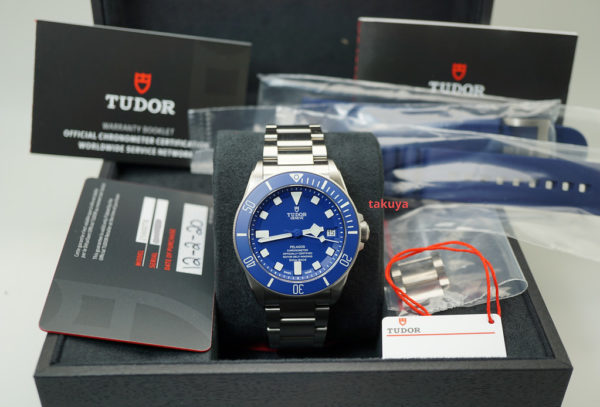 Tudor 25600TB PELAGOS BLUE TITANIUM IN-HOUSE MOVEMENT 2020 WARRANTY FULL SET - Image 2