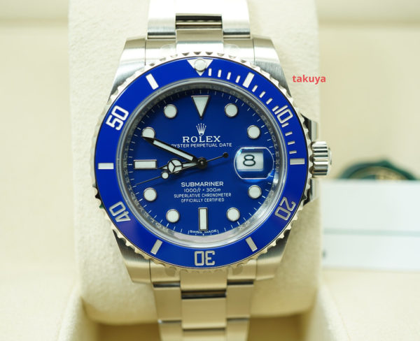 BRAND NEW Rolex 116619LB 18K WHITE GOLD SUBMARINER BLUE DIAL SMURF 40MM 2020 FULL SET