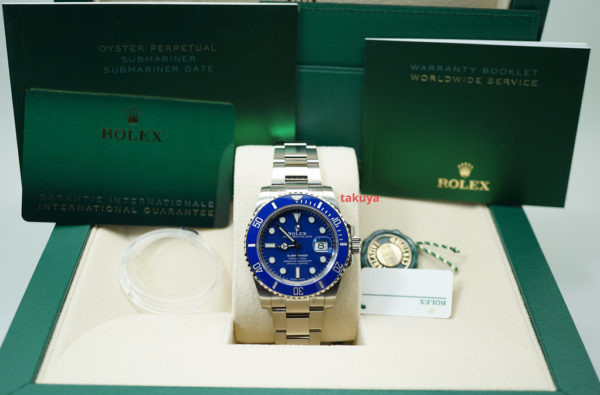 BRAND NEW Rolex 116619LB 18K WHITE GOLD SUBMARINER BLUE DIAL SMURF 40MM 2020 FULL SET - Image 2