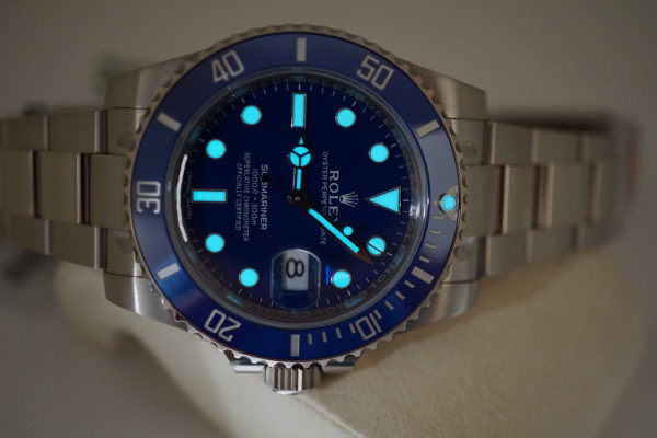 BRAND NEW Rolex 116619LB 18K WHITE GOLD SUBMARINER BLUE DIAL SMURF 40MM 2020 FULL SET - Image 11