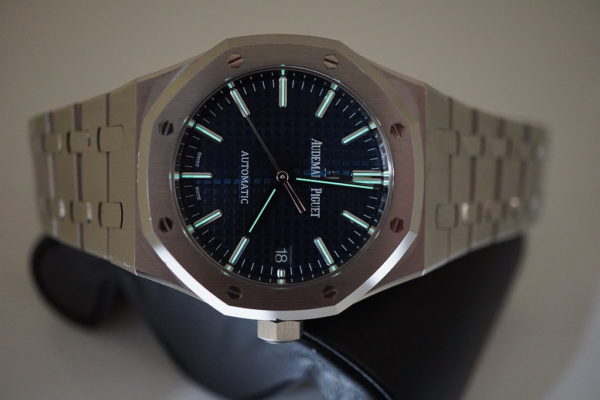 Audemars PIGUET ROYAL OAK 15450ST BOUTIQUE BLUE DIAL 37MM WARRANTY FULL SET - Image 12