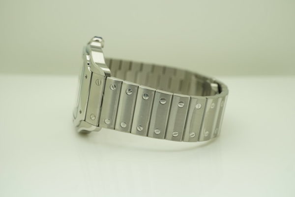 BRAND NEW Cartier SANTOS DE CARTIER LARGE MODEL AUTOMATIC SILVER DIAL 2021 FULL SET - Image 5