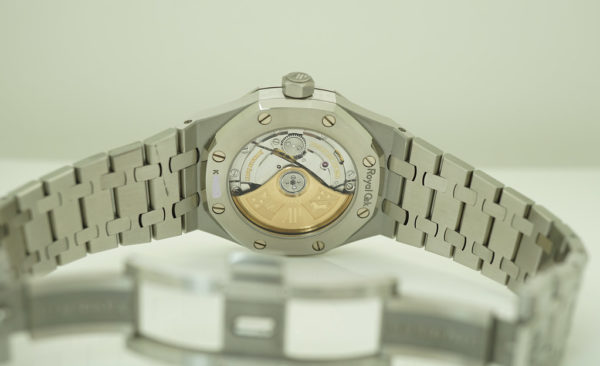 Audemars PIGUET ROYAL OAK 15450ST BOUTIQUE BLUE DIAL 37MM WARRANTY FULL SET - Image 9