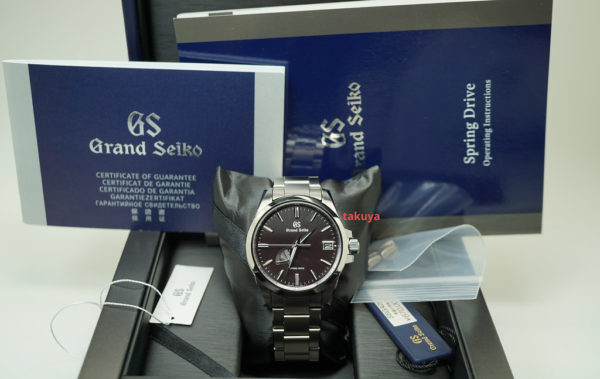 MINT Grand Seiko SPRING DRIVE SBGA281 JAPANESE MODEL TITANIUM 2020 COMPLETE SET - Image 2