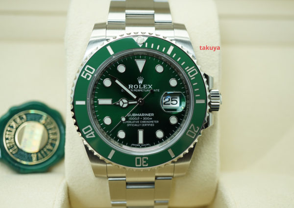 NEW Rolex 116610LV SUBMARINER GREEN DIAL HULK 2020 COMPLETE SET