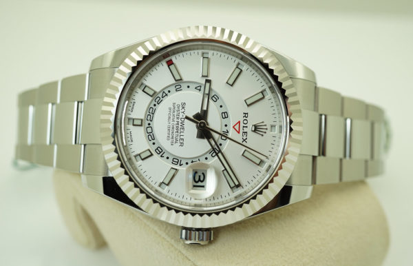 BRAND NEW Rolex 326934 SKY-DWELLER STAINLESS STEEL WHITE DIAL 2020 COMPLETE SET - Image 10