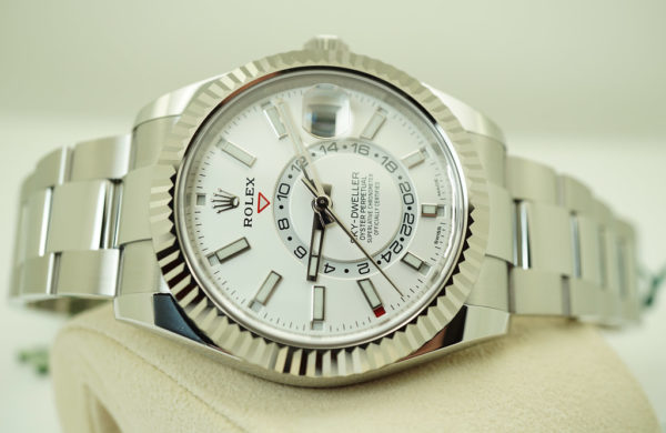 BRAND NEW Rolex 326934 SKY-DWELLER STAINLESS STEEL WHITE DIAL 2020 COMPLETE SET - Image 9