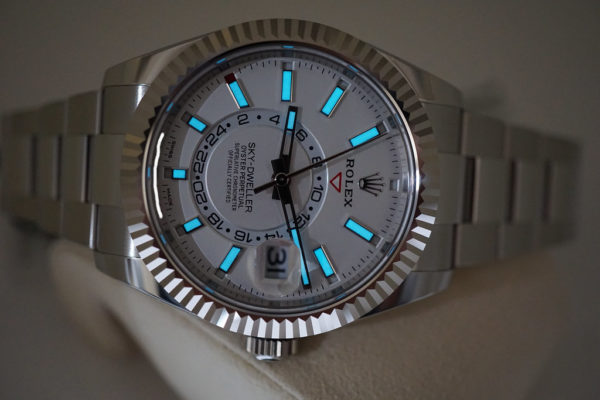 BRAND NEW Rolex 326934 SKY-DWELLER STAINLESS STEEL WHITE DIAL 2020 COMPLETE SET - Image 11