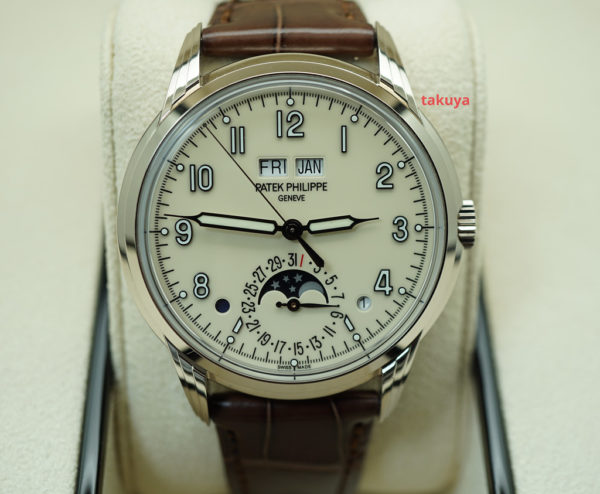 Patek PHILIPPE 5320G PERPETUAL CALENDAR WHITE GOLD CREAM DIAL COMPLETE SET