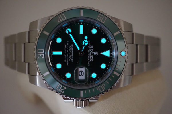Rolex 116610LV SUBMARINER GREEN DIAL GREEN BEZEL 2018 WARRANTY COMPLETE SET - Image 11