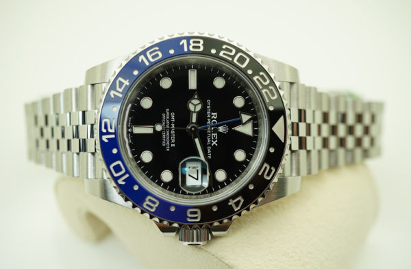 BRAND NEW Rolex 126710BLNR GMT MASTER II BLACK BLUE BEZEL JUBILEE BAND 2021 FULL SET - Image 9