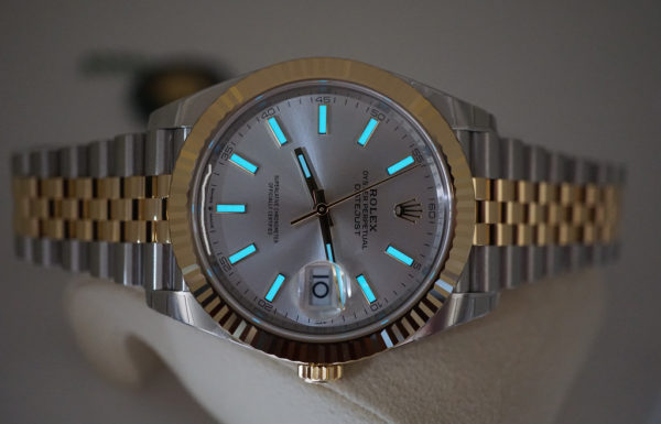 BRAND NEW Rolex 126333 DATEJUST 41 2 TONE FLUTED BEZEL SILVER DIAL JUBILEE BAND 2021 FULL SET - Image 11