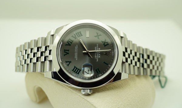 BRAND NEW Rolex 126300 DATEJUST 41 WIMBLEDON DIAL JUBILEE BAND 2020 FULL SET - Image 9