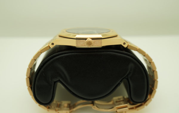 Audemars PIGUET ROYAL OAK JUMBO ROSE GOLD ULTRA THIN 15202OR BLUE DIAL FULL SET - Image 3