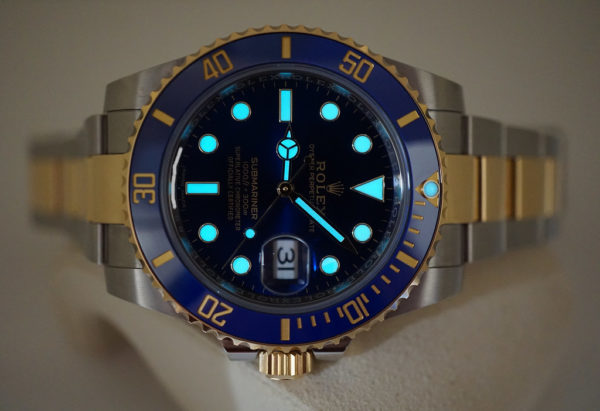 Rolex 116613LB SUBMARINER 2 TONE SUNBURST BLUE DIAL 2020 WARRANTY FULL SET - Image 11