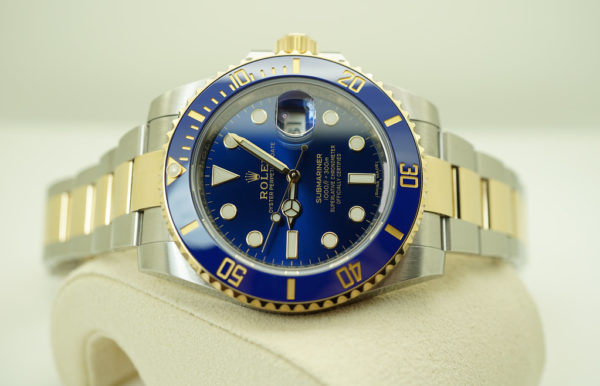 Rolex 116613LB SUBMARINER 2 TONE SUNBURST BLUE DIAL 2020 WARRANTY FULL SET - Image 10