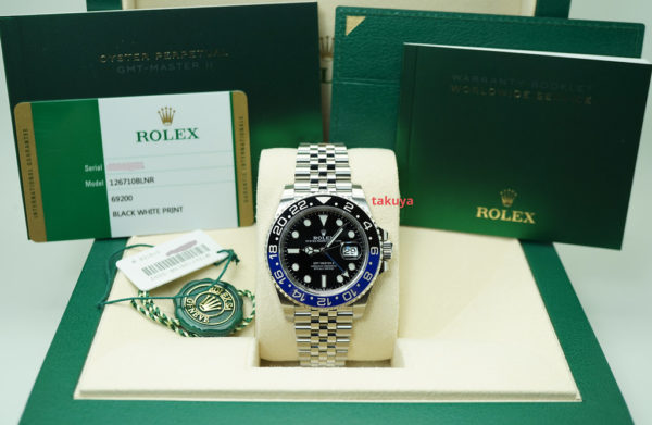 MINT Rolex 126710BLNR GMT MASTER 2 BLACK BLUE JUBILEE 2020 WARRANTY FULL SET - Image 2