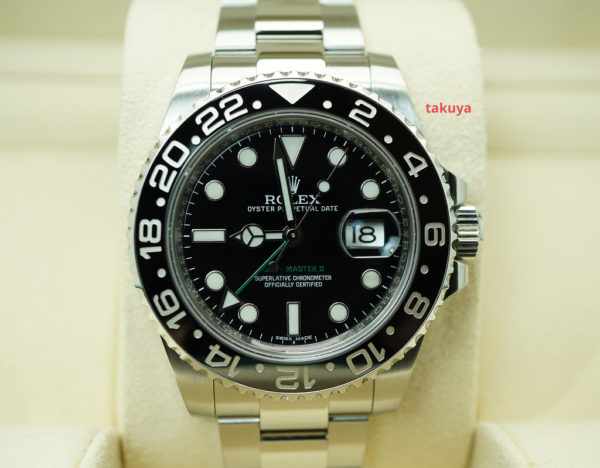 Rolex 116710LN GMT MASTER II BLACK CERAMIC BEZEL 2016 COMPLETE SET