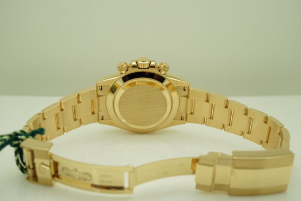 BRAND NEW Rolex 116508 DAYTONA 18K YELLOW GOLD CHAMPAGNE DIAL 2021 COMPLETE SET - Image 8