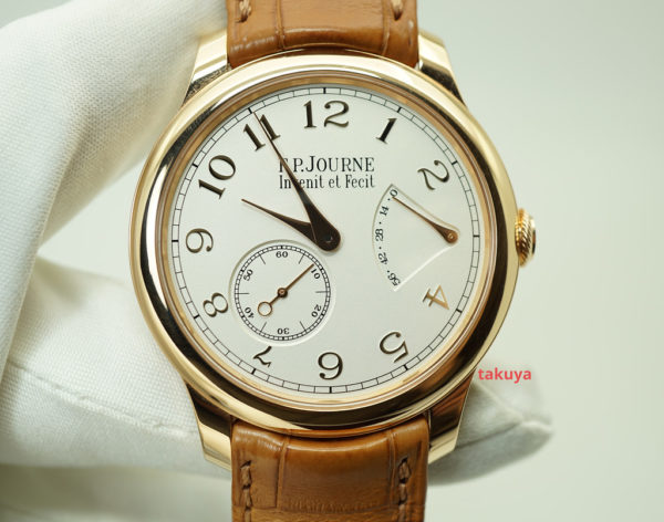 FP Journe CHRONOMETRE SOUVERAIN 18K ROSE GOLD SOLID GOLD DIAL 40MM FULL SET