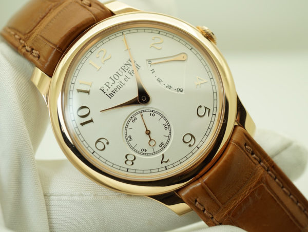 FP Journe CHRONOMETRE SOUVERAIN 18K ROSE GOLD SOLID GOLD DIAL 40MM FULL SET - Image 9